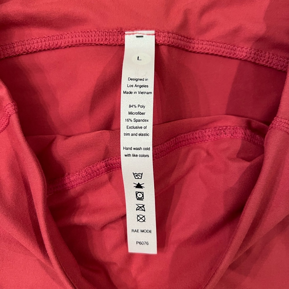 Rae Mode Athleisure Hooded Jacket and Leggings NWT Size Large in Red/Coral - Picture 6 of 14